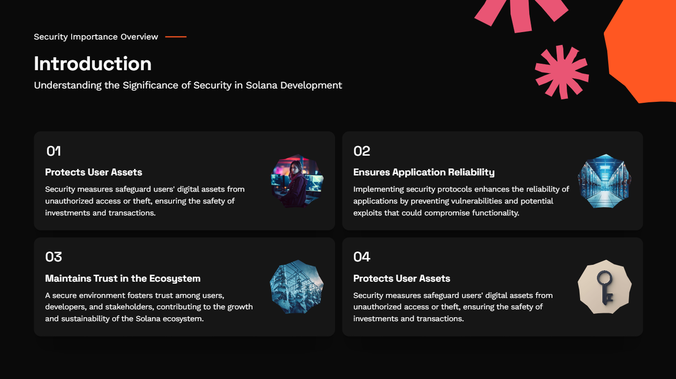 Security and best practices in Solana Development